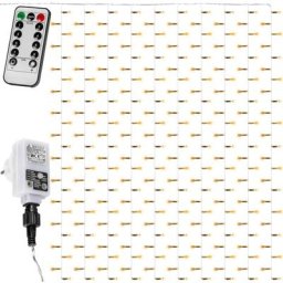 VOLTRONIC® Rideau guirlande lumineuse, plusieurs dimensions 3x3m 300 LED / 3x6m 600 LED / 6x3m 600