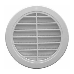 Grille de ventilation ronde, dn 125 blanc - 66613 - Upmann