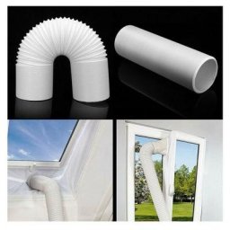 130mm1.5m Tuyau Évacuation de Climatiseur Tuyau D'évacuation D'air Tuyau Climatiseur Mobile