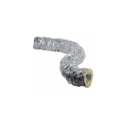 Conduit alu souple isolé M0/M1 ø80 lg 10m lv 50mm Axelair