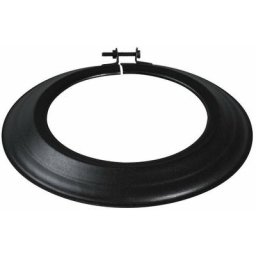 Rosace email noir mat d139