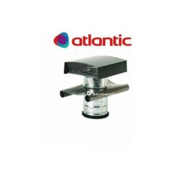 Atlantic - Sortie de toiture vmc 125 mm métallique pour ardoise noire