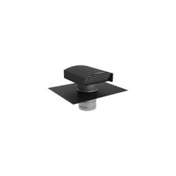 Sortie de toiture vmc 160 mm Aldes en galva pour ardoise noire