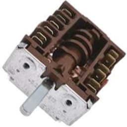 Commutateur plaque electrique 6+0 positions (C00013413) Four, cuisinière brandt, helkina, arthur