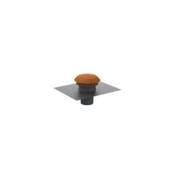 Atlantic - Rejet d'air cpr 160 r sortie toiture rouge Ø160 mm - 422962