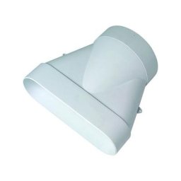 Raccord mixte Minigaine pour conduits rigides pvc - 40 x 100mm - D80 mm 11023978 Aldes Blanc