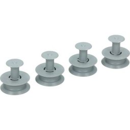 4 Roulettes panier supérieur d'origine (481252888113) Lave-vaisselle kitchenaid, bauknecht, ignis,
