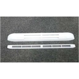 Entrée d'air hygroréglable acoustique 30db debit 6 à 45m3/h blanche longueur 420mm anjos isola hy +