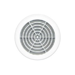 Autogyre - Grille concentrique à clipser ronde d.125/140mm blanc 39cm²