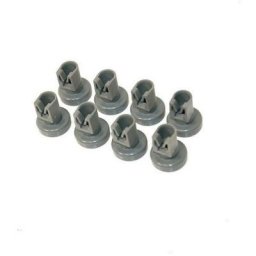 8 Roulettes panier supérieur (50286967000) Lave-vaisselle zanussi, new world, arthur martin