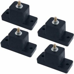 4pcs Amortisseur externe de climatisation/base de support Base de hauteur de coussin silencieux