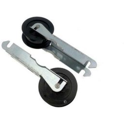 Lot de 2 galets poulies tendeurs et supports d'origine (06017597, 40004610) Sèche-linge maytag,