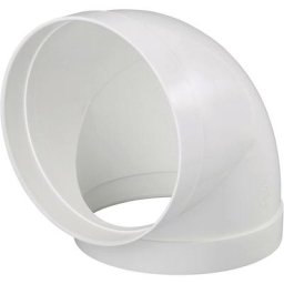 20210165 Système de ventilation pour conduites rondes 150 raccord de tuyau coudé à 90° - blanc