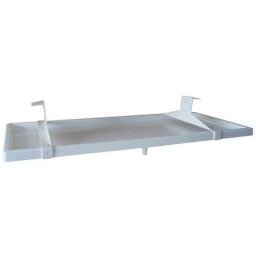 Bac de récupération - Bac à condensats en plastique 790 x 390 mm - Sortie 16-18-20 mm
