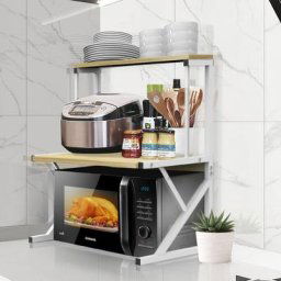 Skecten - Support de Four à Micro-Ondes Étagère de Rangement pour Micro-Ondes Multifonction Etagère