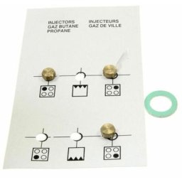 Kit Injecteur, gicleur gaz butane (4431900083, 4431910083) Four, cuisinière far Beko