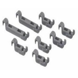 Clips pour ratelier panier inférieur (8pcs) (00611472) Lave-vaisselle balay, neff Bosch gorenje,