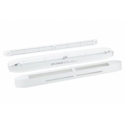 Entrée d'air hygroréglable acoustique eca-hy ra - 5 à 45 m3/h - 39 dB - Blanc - Avec rallonge