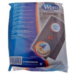 Whirlpool - Filtre charbon antiodeurs 470x970 mm à découper (484000008525, 300004KDK) Hotte sauter,