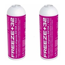 Reporshop - 2 Bouteilles de réfrigérant à gaz écologique Freil Organic +32 350gr Substitute R32,