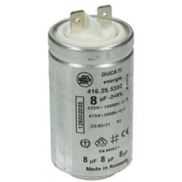 Condensateur 8MF 450V d'origine (1250020334) Sèche-linge brandt, arthur martin Electrolux calex,