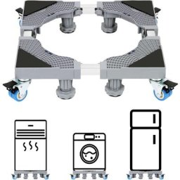 Base de Machine à Laver Réfrigérateur Chariot Roller Support Roulant pour Sèche Linge lave Linge