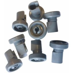Lot de 8 roulette panier sup (50269970005) Lave-vaisselle zanussi Arthur Martin electrolux, zoppas,