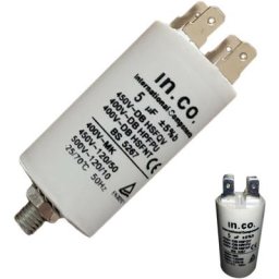 Condensateur 5MF (1125427003) Sèche-linge BRANDT, ARTHUR MARTIN ELECTROLUX, ZOPPAS, BOSCH, ELICA,