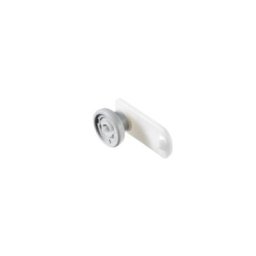 Support + roulette de panier supérieur compatible (7649011) Lave-vaisselle BRANDT, KOMPATIBEL MIELE
