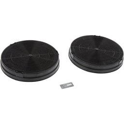 Lot de 2 filtres à charbon MCEF02 (19,4 x 3 cm) pour hotte AEG Electrolux - Zanussi