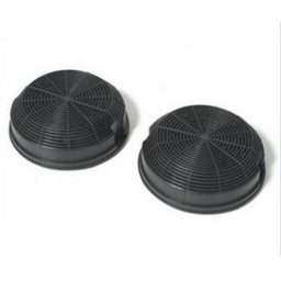 Lot de 2 filtres charbon type 47 (484000008784, CFC0141497) Hotte zanussi, bauknecht, ignis, ikea