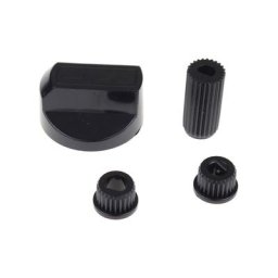 Universeel - kit bouton noir universel -
