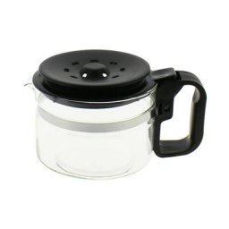 Verseuse couleur noire avec couvercle adaptable 9-12 t A02BLACK pour Cafetière - Expresso broyeur