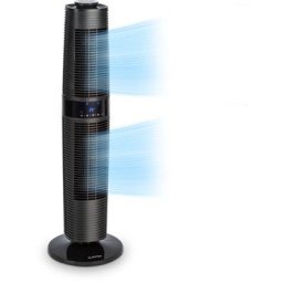 Klarstein - Ventilateur colonne oscillant Twister 45W 3 vitesses H97cm Noir - Noir