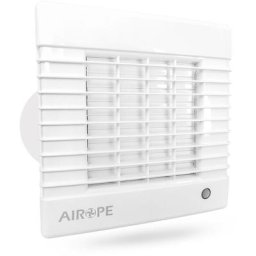 AS-100 mm Ventilateur, Extracteur d'air,Volet Automatique, vmc, pour Salle de Bain, Cuisine, wc,