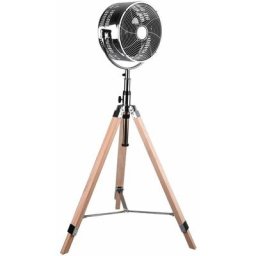 Trio - Ventilateur vintage 3 vitesses réglable Tromso - Chrome