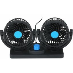 12V usb double tête grand ventilateur de refroidissement par air voiture petit ventilateur