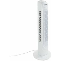 Ventilateur colonne oscillation AREBOS 50W 3 vitesses H755mm Blanc - blanc