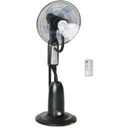 Ventilateur sur pied Homcom 90W 3 vitesses D44,5cm Noir - Noir