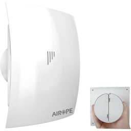 BRISE-C-125 mm Ventilateur, vmc, Extracteur d'Air avec Clapet Anti-Retour ,Faible Consommation