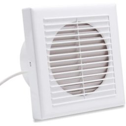 Ventilateur de salle de bain ventilateur mural avec déflecteur de refoulement 100mm hotte aspirante