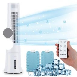 Klarstein - Rafraîchisseur d'Air 4 en 1 Highrise Débit d'Air 530m³/h 40W Blanc - Blanc
