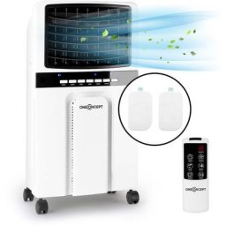 Rafraîchisseur d'Air 3 en 1 Oneconcept Baltic Blue 400m³/h 65W Blanc - Blanc