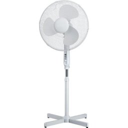 Dismo France - Ventilateur sur pied 40W 3 vitesses D40cm Blanc
