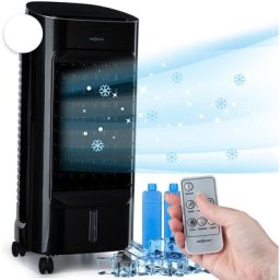 Rafraîchisseur d'air Oneconcept Coolster 4 en 1 320m³/h 60W Noir - Noir