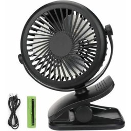 Mini ventilateur usb silencieux avec batterie rechargeable, 3 vitesses, 360 vitesses rglables