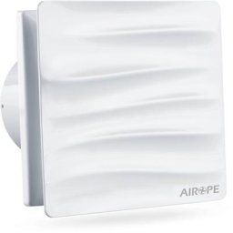 Vague- 100 mm Ventilateur,Extracteur d'Air avec Clapet Anti-Retour, 92 m3/h ,vmc, Design Moderne et