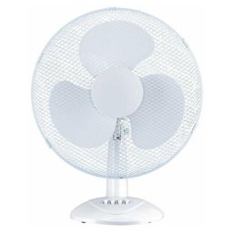 Dismo France - Ventilateur de table Blanc 40W 3 vitesses D40cm