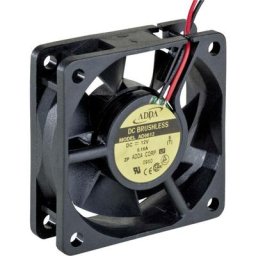 AD0612LB-A70GL(TD) Ventilateur axial 12 v/dc 23.1 m³/h (l x l x h) 60 x 60 x 25 mm - noir - Adda