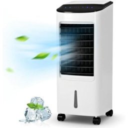 Rafraîchisseur d'air 4 en 1 Goplus 7L 486m³/h 60W Blanc